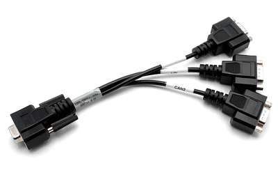 Cable CANary LIN Splitter DB9-F to 2xCAN and 1xLIN DB9-M 9IN