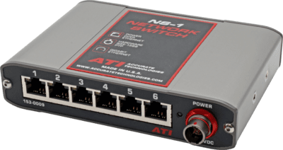 NS-1 Network Switch, LEMO 1F Power Connector